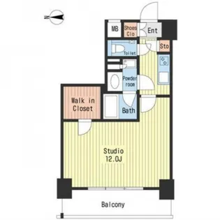 アデニウム東日本橋【204号室号室】の間取り