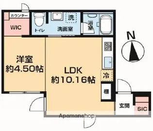 ヴィッラルニカ【2階】の間取り
