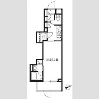 アンベリール墨田Ⅱ【1階】の間取り