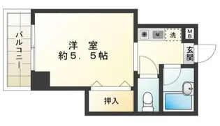 勝どき第三関根ビル【4階】の間取り