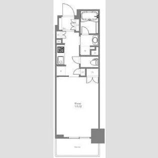 パレステージ大島【10階】の間取り