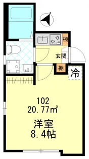 ザ・ハウス小岩【1階】の間取り