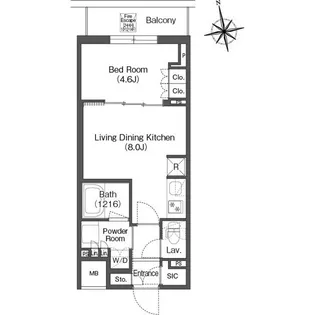 コンフォリア東上野【14階】の間取り