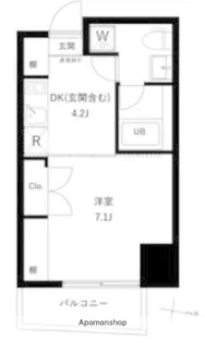 リテラス押上【4階】の間取り