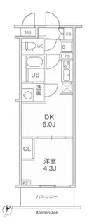LIMERESIDENCE HIKIFUNE【1階】の間取り