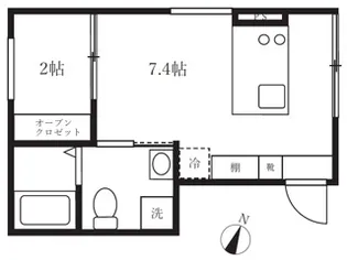 アピチェ南千住B棟【3階】の間取り