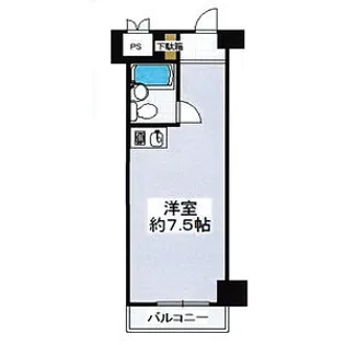 ヴェラハイツ浜町【9階】の間取り