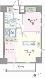 JP noie 上野稲荷町【9階】の間取り
