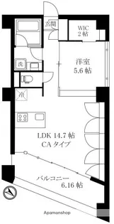 オレア日本橋浜町【3階】の間取り