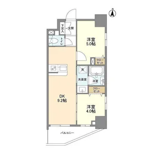 リテラス三ノ輪【7階】の間取り