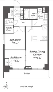 AIFLAT両国【9階】の間取り