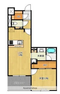 東京都中央区日本橋久松町【マンション】の間取り