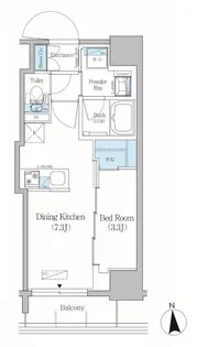 アーバネックス上野元浅草【8階】の間取り