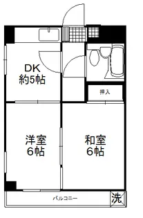 第2伸光マンション【4階】の間取り