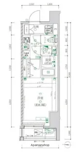 メビウス本所吾妻橋【2階】の間取り