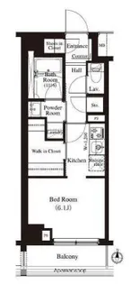 アーバンパーク住吉【6階】の間取り