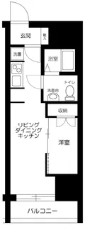 東京都荒川区東日暮里5丁目【マンション】の間取り