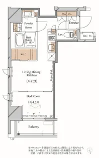 ブランシエスタ上野【4階】の間取り