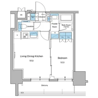 ルフォンプログレ秋葉原マークス【10階】の間取り