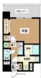 JUTOWERFRONT北斎ST【7階】の間取り