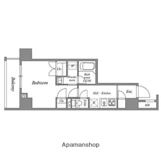 ACP RESIDENCE 亀戸【10階】の間取り