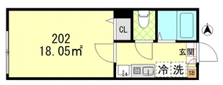 オグフラット【2階】の間取り