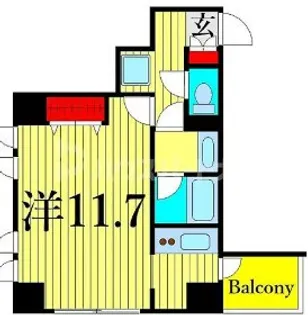 カスタリア北上野【6階】の間取り