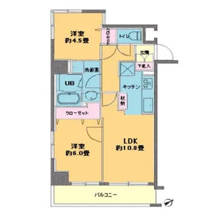 カスタリア浅草橋【5階】の間取り