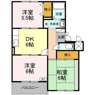 スクエア船堀【3階】の間取り