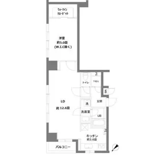カスタリアお茶の水【5階】の間取り