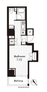 オープンレジデンシア銀座二丁目【2階】の間取り