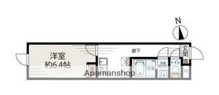 アプロ海辺【1階】の間取り