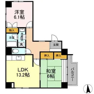 エイトジャパンシーダー【7階】の間取り