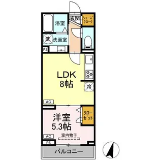 グラナーデ西瑞江【3階】の間取り
