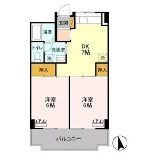 メゾンラフォーレ【3階】の間取り