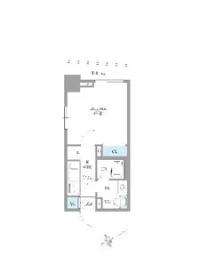 カスタリア銀座Ⅱ【2階】の間取り