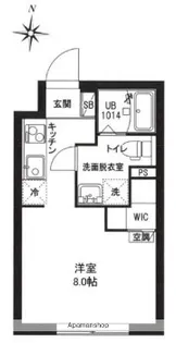 レピュア東大島駅前レジデンス【2階】の間取り