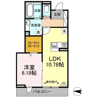 ソフィアハイツ【2階】の間取り