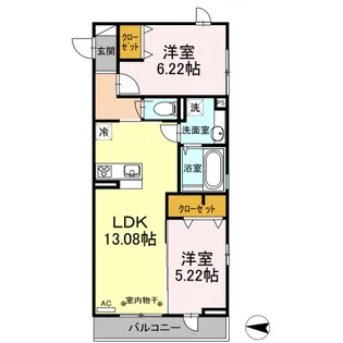 ソフィアハイツ【3階】の間取り