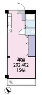 大建本八幡コーポ【402号室】の間取り