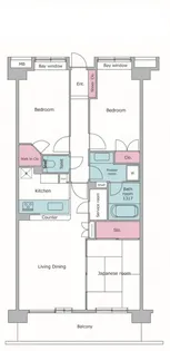 レジディア葛西【3階】の間取り