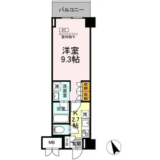 サンジョイアゼロ【2階】の間取り