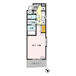オネストコーポ千石【3階】の間取り