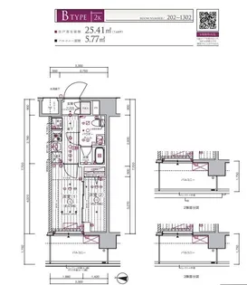 メインステージ浅草Ⅲ【11階】の間取り