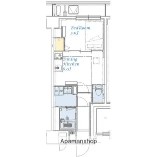 スプランディッド大島【7階】の間取り