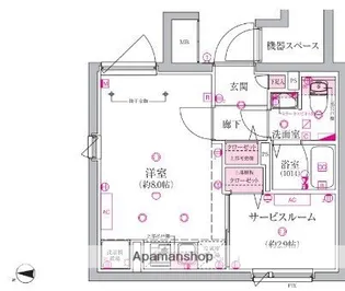 ベルシードステアー押上【4階】の間取り