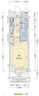 プレサンス木場公園【7階】の間取り