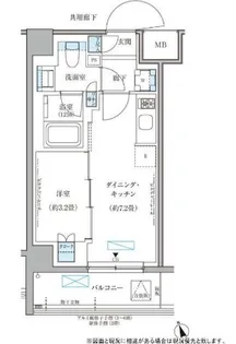 パークアクシス文京本郷【5階】の間取り