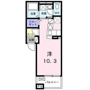 ヒカルサ瑞江ウエスト【1階】の間取り