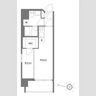 グランパセオ押上【2階】の間取り
